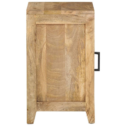 vidaXL Bedside Cabinet 40x30x50 cm Solid Mango Wood - Brown - 60814