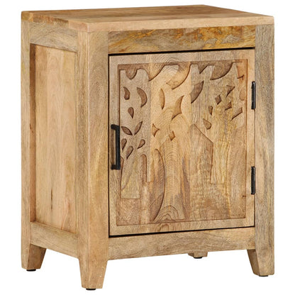 vidaXL Bedside Cabinet 40x30x50 cm Solid Mango Wood - Brown - 60814