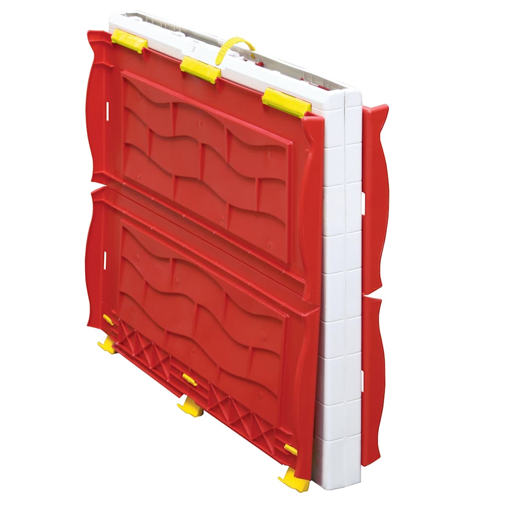 vidaXL Kids Foldable Playhouse with Working Door and Windows - Multicolour