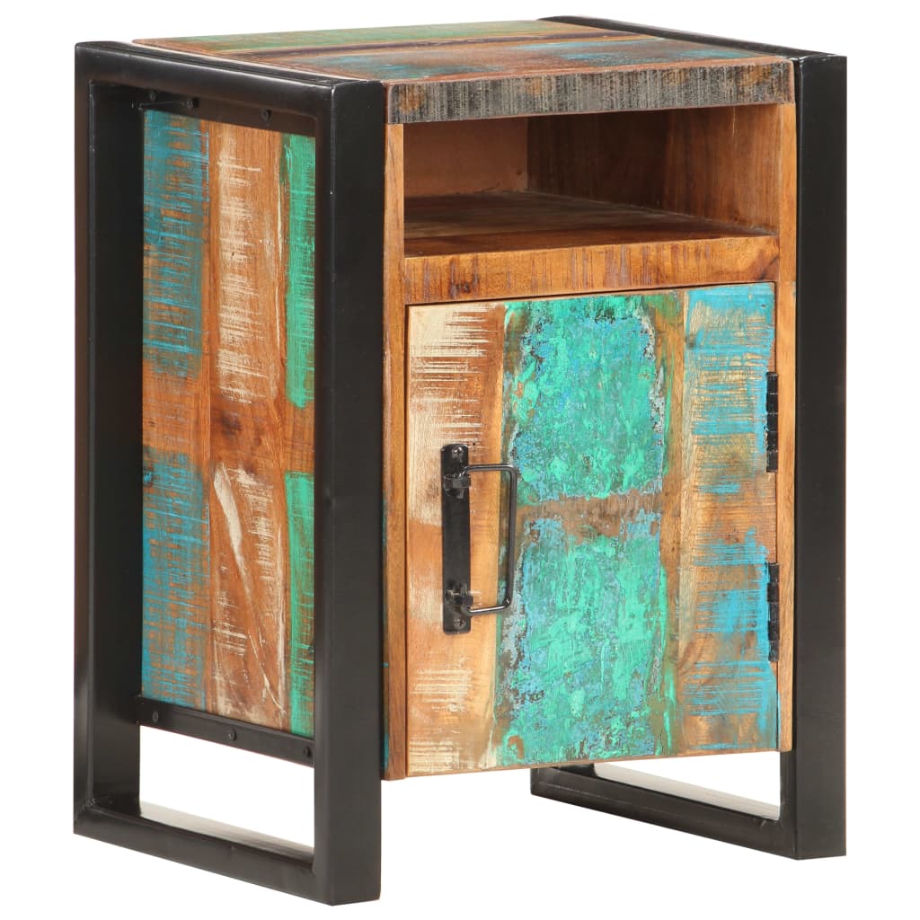 vidaXL Bedside Cabinet 40x35x55 cm Solid Reclaimed Wood - Brown