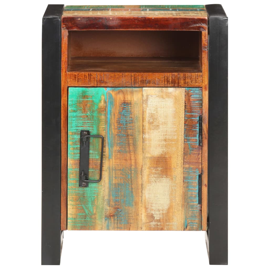 vidaXL Bedside Cabinet 40x35x55 cm Solid Reclaimed Wood - Brown