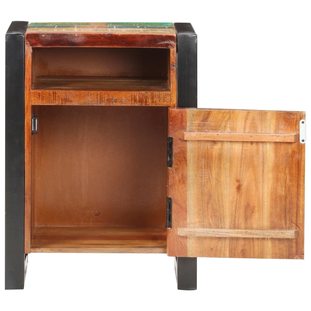 vidaXL Bedside Cabinet 40x35x55 cm Solid Reclaimed Wood - Brown