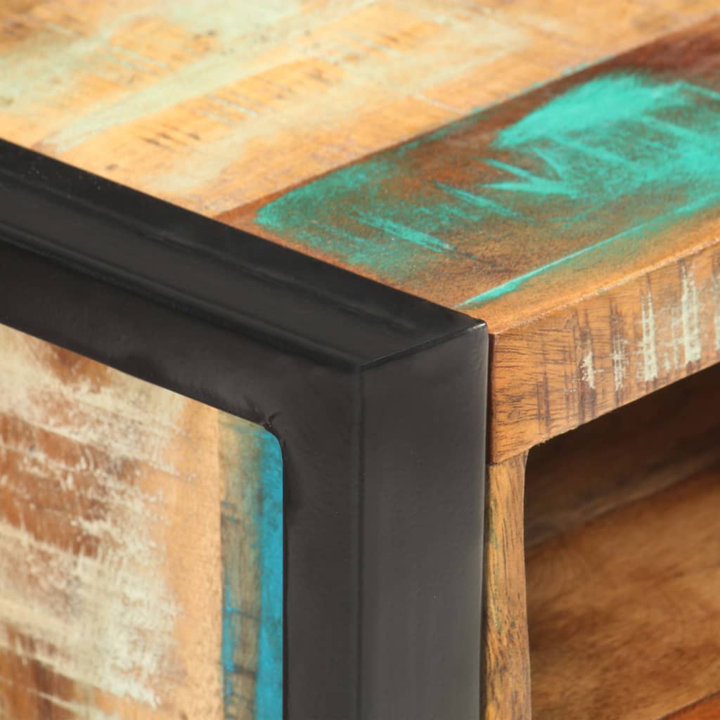 vidaXL Bedside Cabinet 40x35x55 cm Solid Reclaimed Wood - Brown