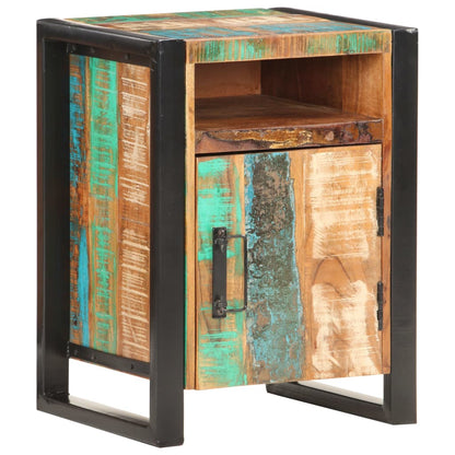 vidaXL Bedside Cabinet 40x35x55 cm Solid Reclaimed Wood - Brown