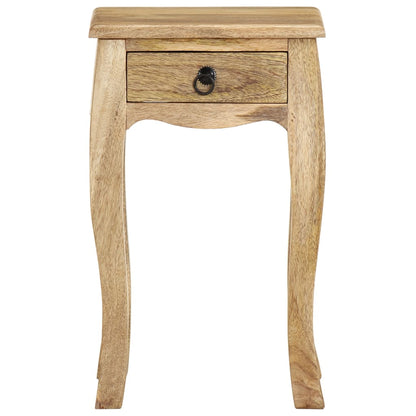 vidaXL Bed Cabinet 28x28x46 cm Solid Mango Wood - Brown