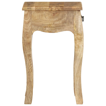 vidaXL Bed Cabinet 28x28x46 cm Solid Mango Wood - Brown