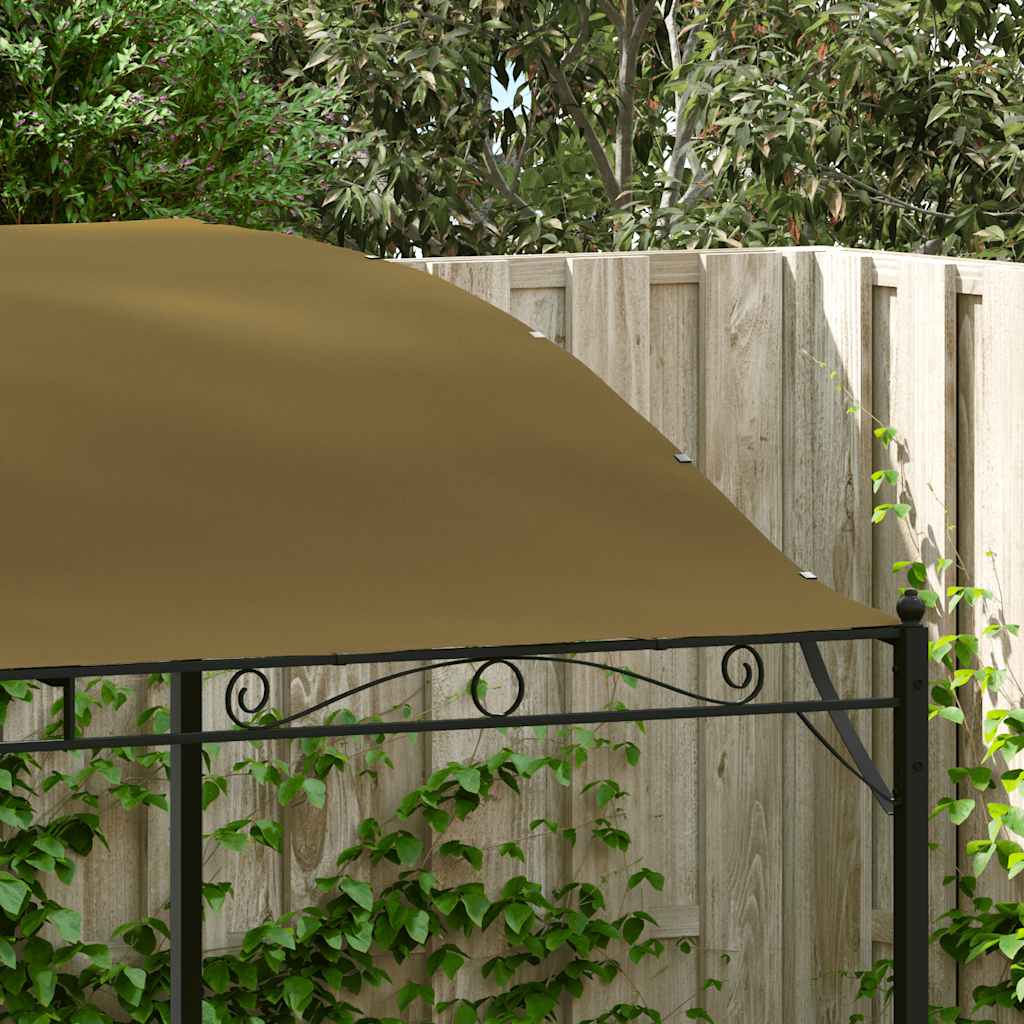 vidaXL Sunshade Awning 3x2.4 m Taupe 180 g/m²