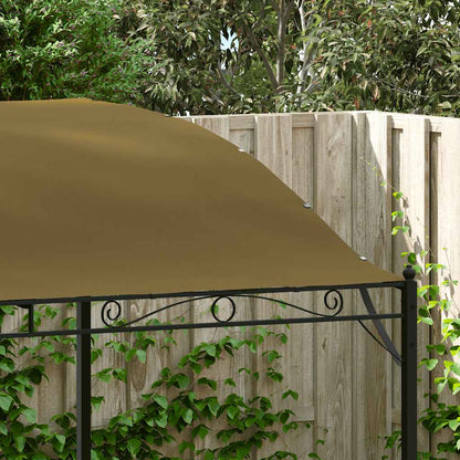 vidaXL Sunshade Awning 3x2.4 m Taupe 180 g/m²