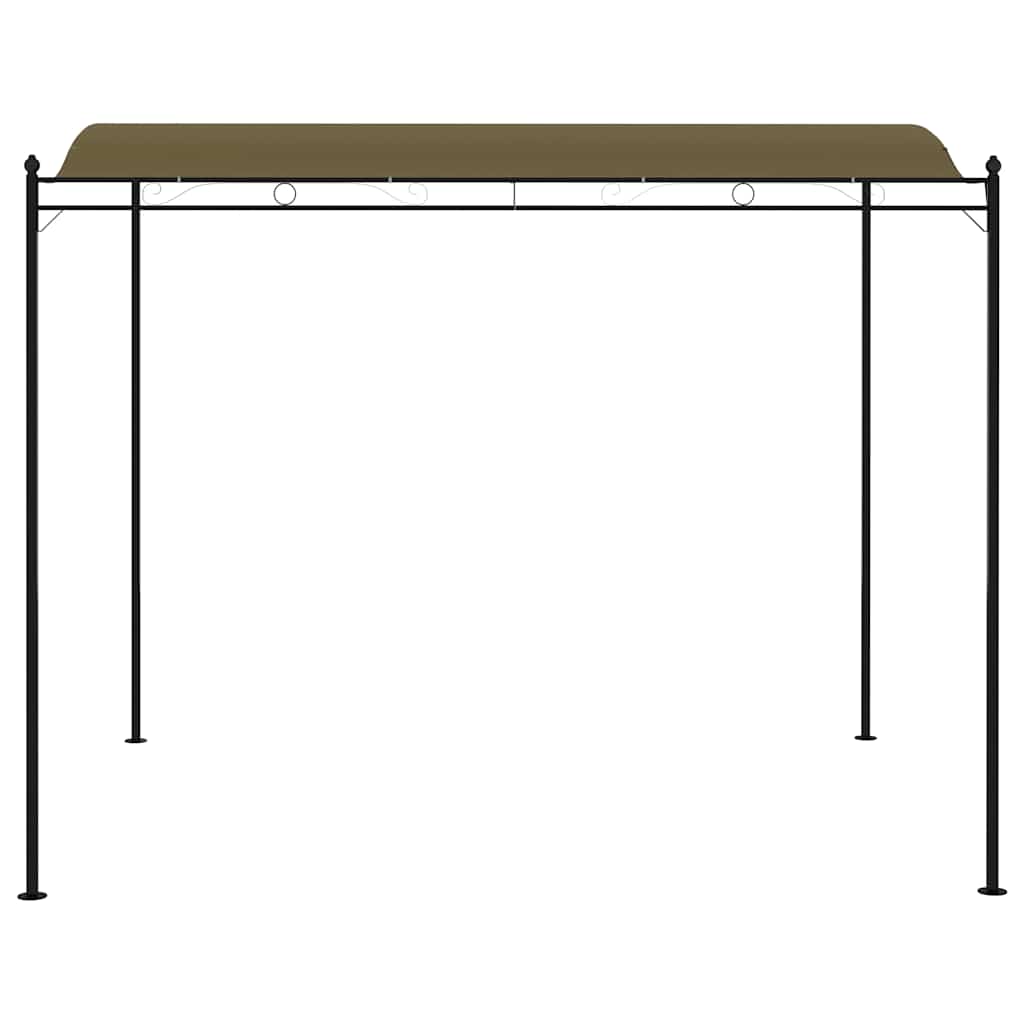 vidaXL Sunshade Awning 3x2.4 m Taupe 180 g/m²