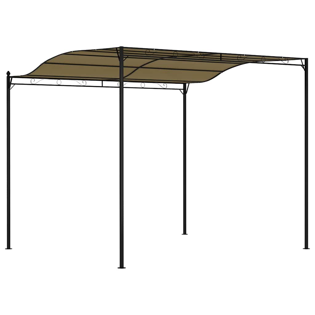 vidaXL Sunshade Awning 3x2.4 m Taupe 180 g/m²
