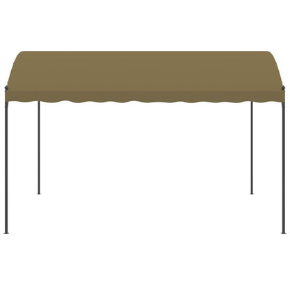 vidaXL Gazebo 4x3x2.6 m Taupe 180 g/m²