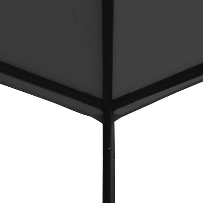 vidaXL Gazebo | Anthracite | Steel | Large | Collapsible | Gazebo | Square - 3 x 3 m