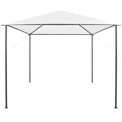 vidaXL Gazebo | White | Steel, Oxford fabric | Large | UV-resistant materials - 3 x 3 m