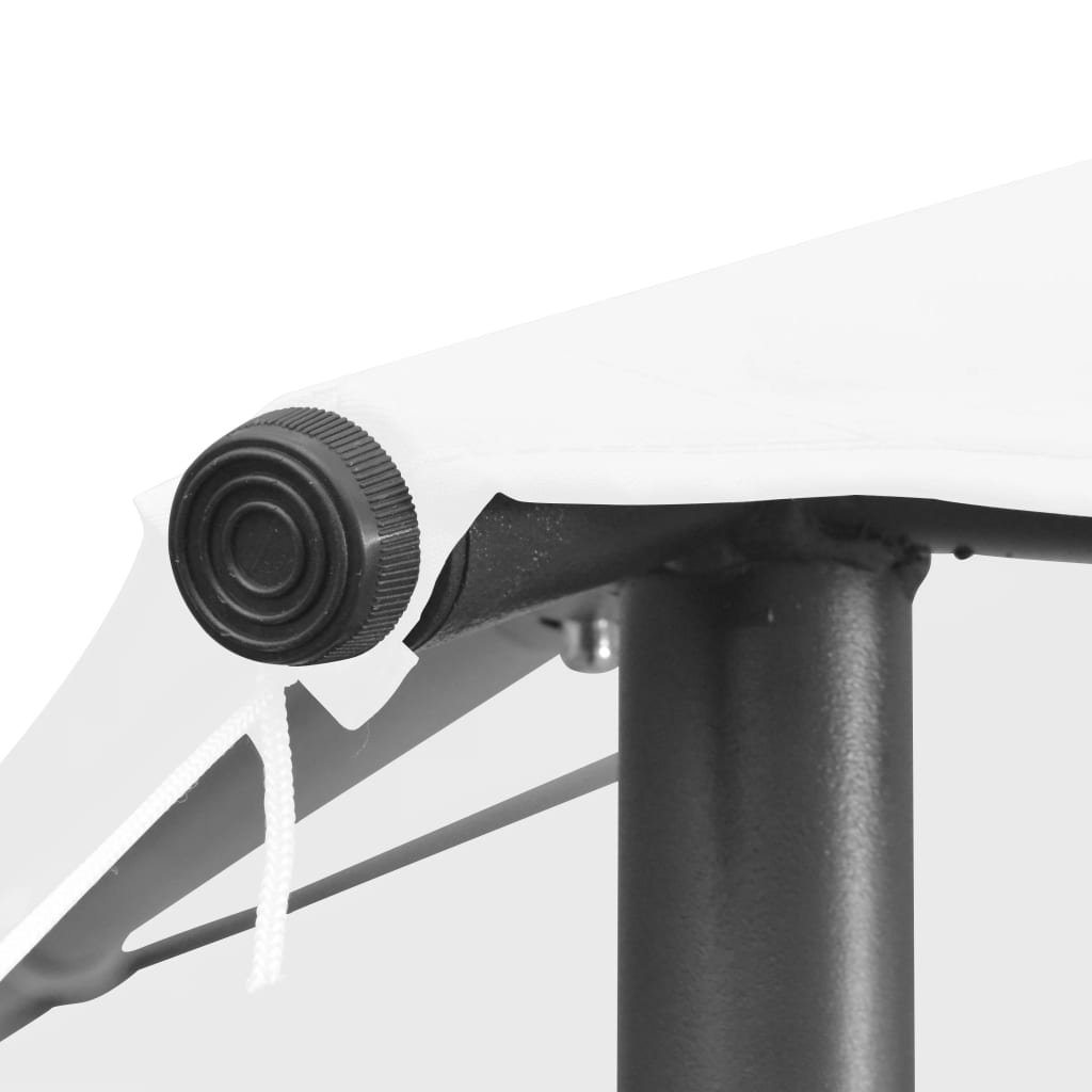 vidaXL Gazebo | White | Steel, Oxford fabric | Large | UV-resistant materials - 3 x 3 m