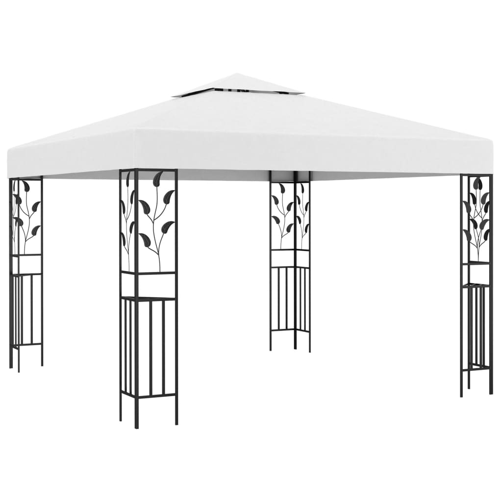 vidaXL Gazebo 3x3 m White 180 g/m²