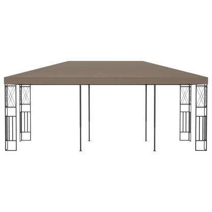 vidaXL Gazebo | Taupe | Fabric (100% polyester), steel | 6x3 m | Durable
