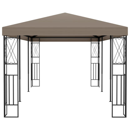 vidaXL Gazebo | Taupe | Fabric (100% polyester), steel | 6x3 m | Durable