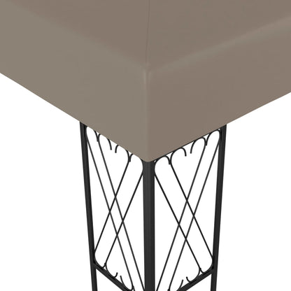 vidaXL Gazebo | Taupe | Fabric (100% polyester), steel | 6x3 m | Durable