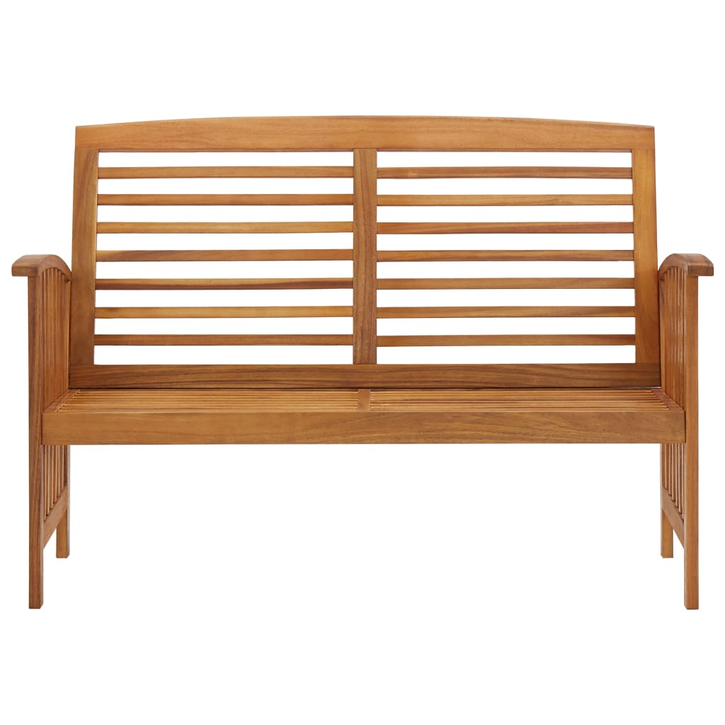 vidaXL Garden Bench | Natural Wood | Solid Acacia Wood | Medium | Durable - Brown