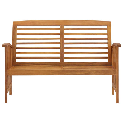 vidaXL Garden Bench | Natural Wood | Solid Acacia Wood | Medium | Durable - Brown