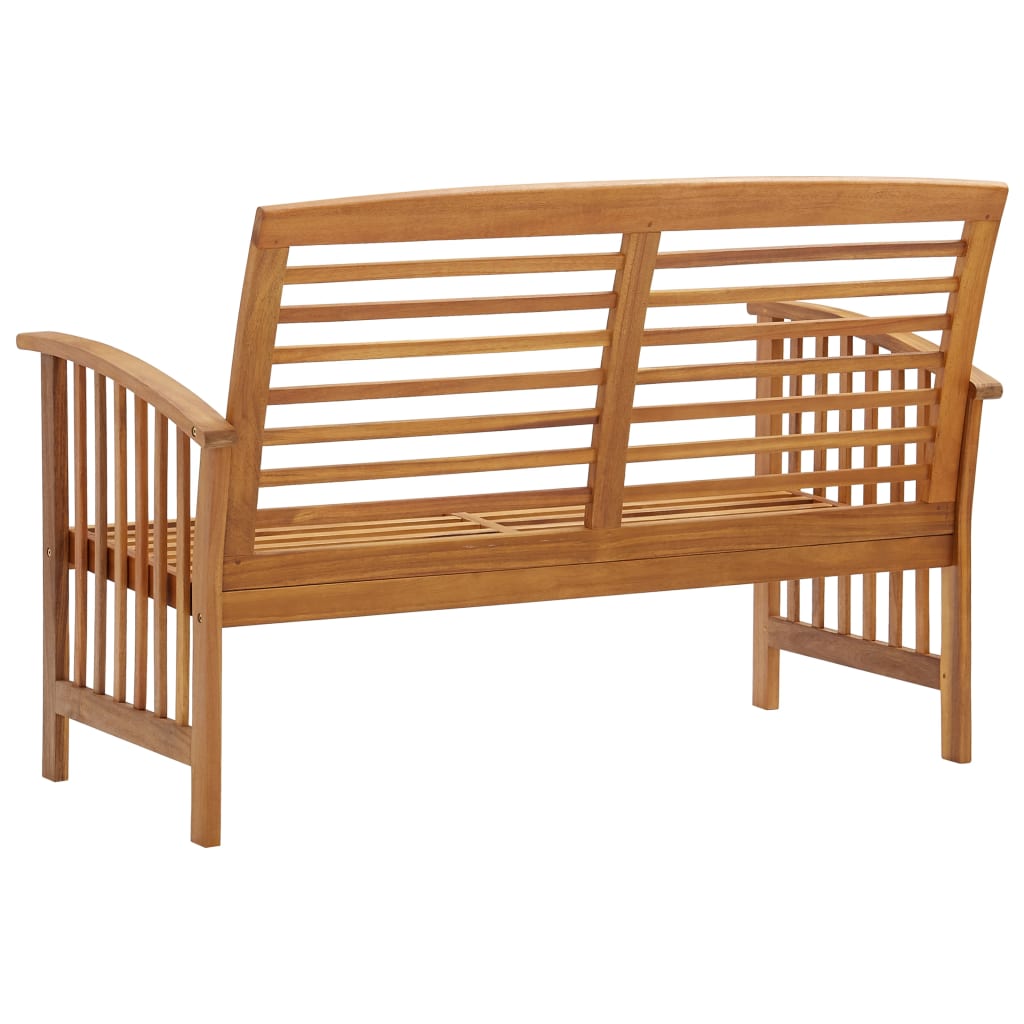 vidaXL Garden Bench | Natural Wood | Solid Acacia Wood | Medium | Durable - Brown