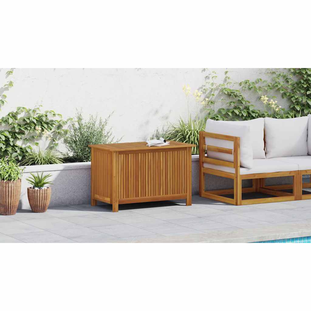 vidaXL Garden Storage Box 90x50x58 cm Solid Acacia Wood - Brown