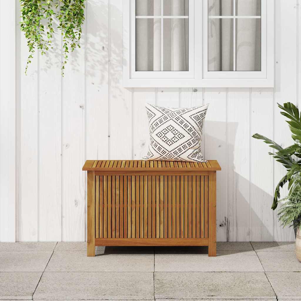 vidaXL Garden Storage Box 90x50x58 cm Solid Acacia Wood - Brown