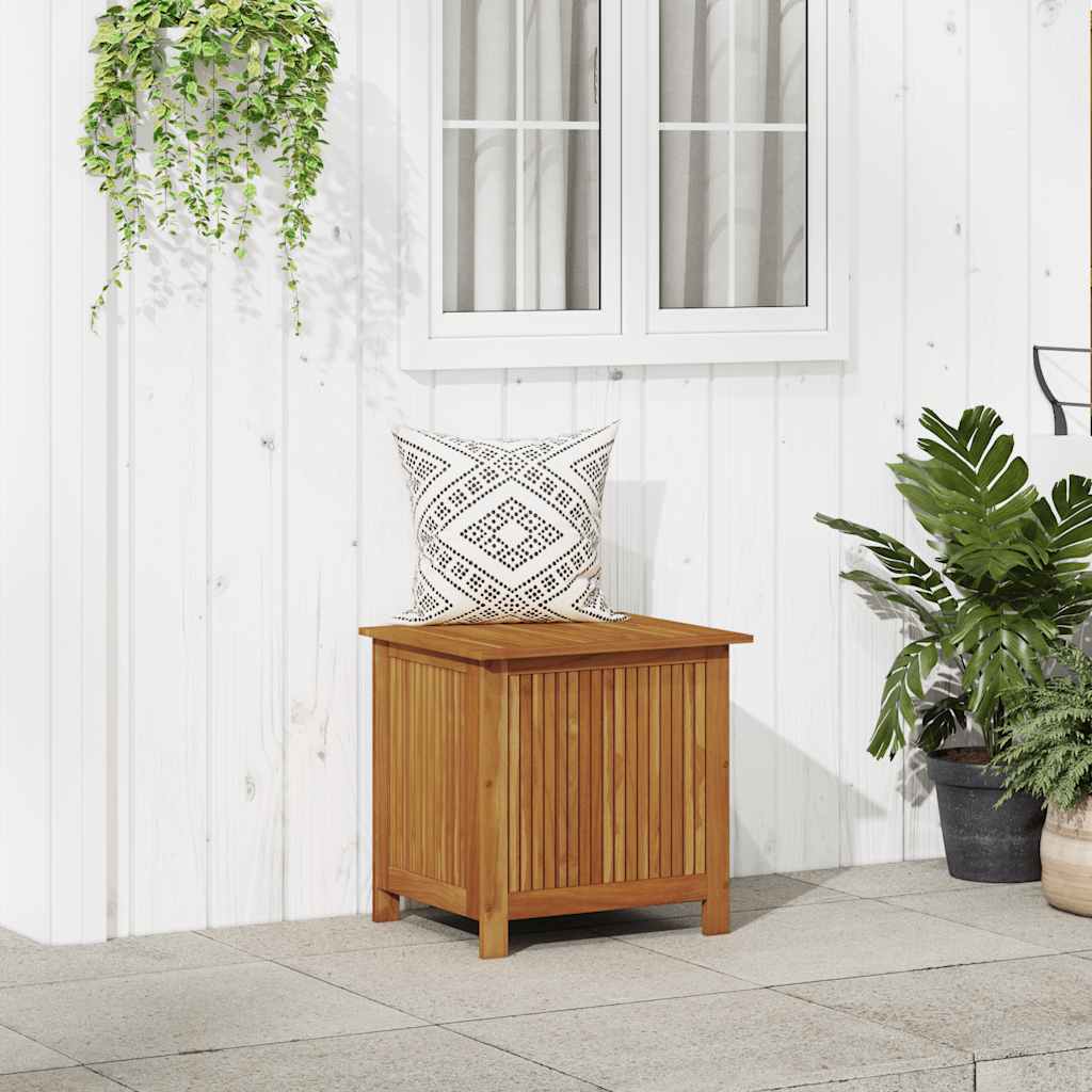 vidaXL Garden Storage Box 60x50x58 cm Solid Acacia Wood - Brown