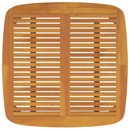 vidaXL Garden Table 85x85x75 cm Solid Wood Acacia - Brown