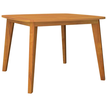 vidaXL Garden Table 110x110x75 cm Solid Wood Acacia - Brown