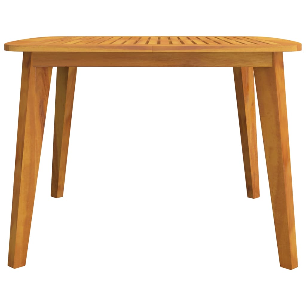 vidaXL Garden Table 110x110x75 cm Solid Wood Acacia - Brown