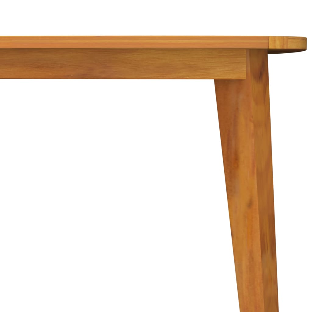 vidaXL Garden Table 110x110x75 cm Solid Wood Acacia - Brown