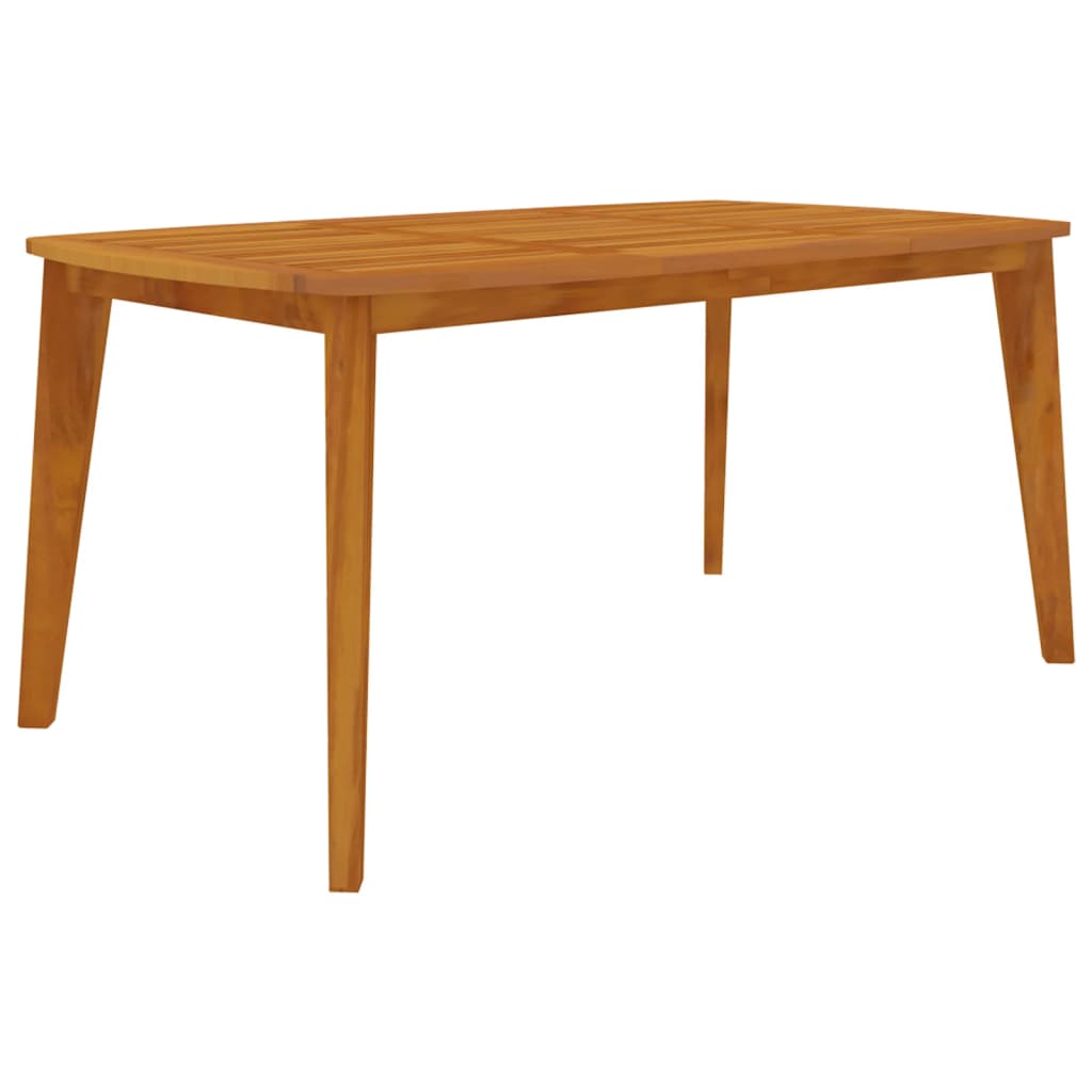 vidaXL Garden Table 160x90x75 cm Solid Wood Acacia - Brown
