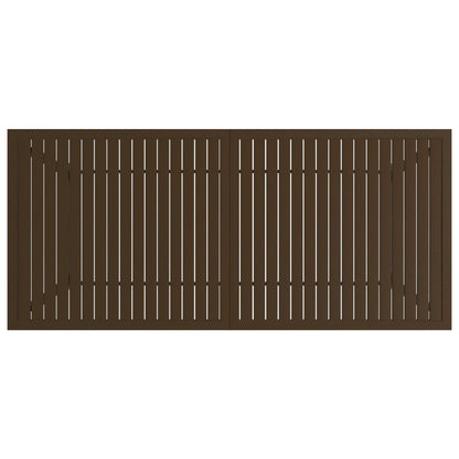 vidaXL Garden Table Brown 190x80x72 cm Steel