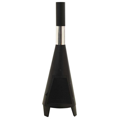 vidaXL Garden Stove with Poker 38x38x122 cm Steel - Black