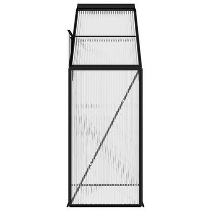 vidaXL Greenhouse Anthracite Aluminium 1.38 m³