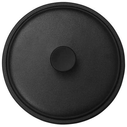 313362 vidaXL Pot Ø26,5 cm Cast Iron - Black - 26.5 x 26.5 x 18 cm