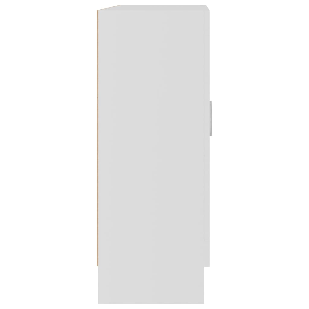 vidaXL Book Cabinet White 82,5x30,5x80 cm Engineered Wood