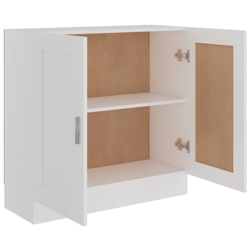 vidaXL Book Cabinet White 82,5x30,5x80 cm Engineered Wood