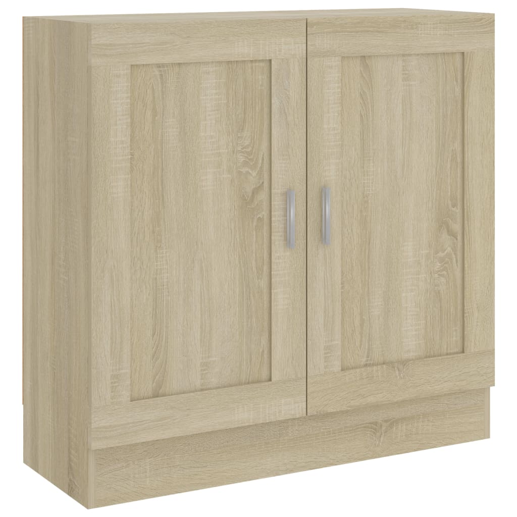 802708 vidaXL Book Cabinet Sonoma Oak 82,5x30,5x80 cm Engineered Wood - Brown