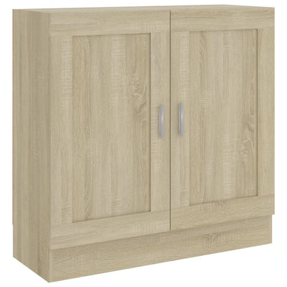 802708 vidaXL Book Cabinet Sonoma Oak 82,5x30,5x80 cm Engineered Wood - Brown