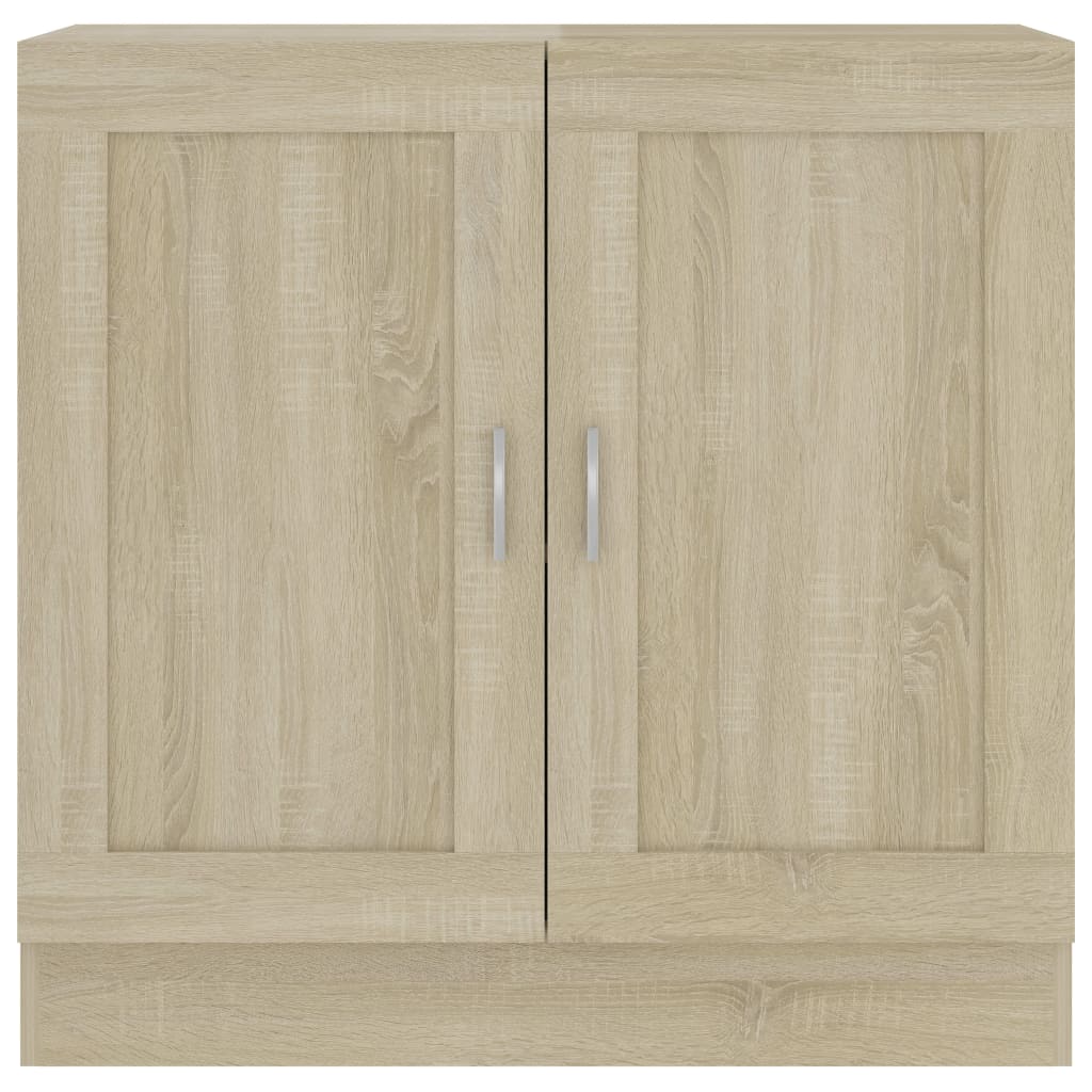 802708 vidaXL Book Cabinet Sonoma Oak 82,5x30,5x80 cm Engineered Wood - Brown