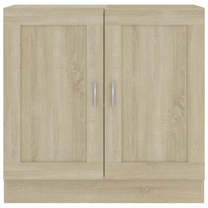802708 vidaXL Book Cabinet Sonoma Oak 82,5x30,5x80 cm Engineered Wood - Brown