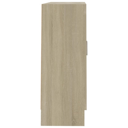 802708 vidaXL Book Cabinet Sonoma Oak 82,5x30,5x80 cm Engineered Wood - Brown