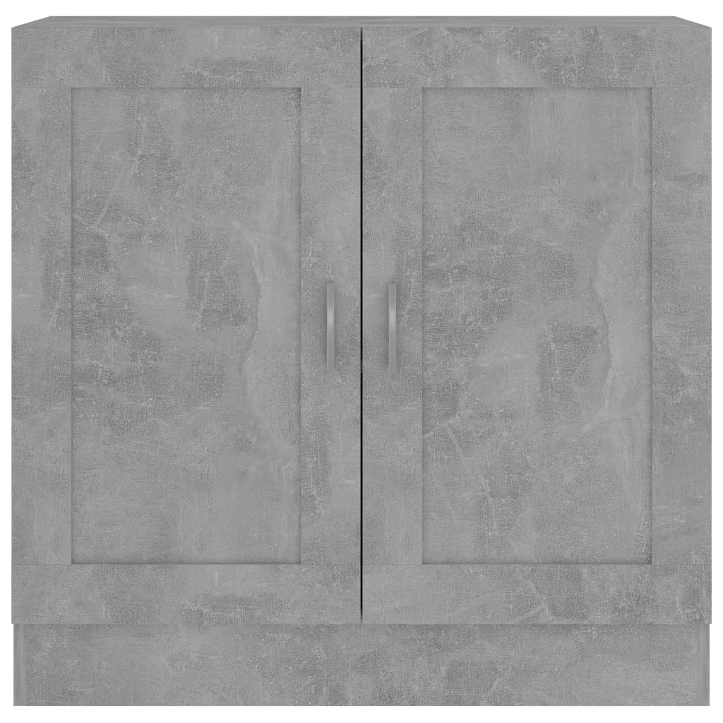 vidaXL Book Cabinet Concrete Grey 82,5x30,5x80 cm Engineered Wood