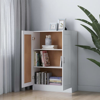 vidaXL Book Cabinet White 82,5x30,5x115 cm Engineered Wood