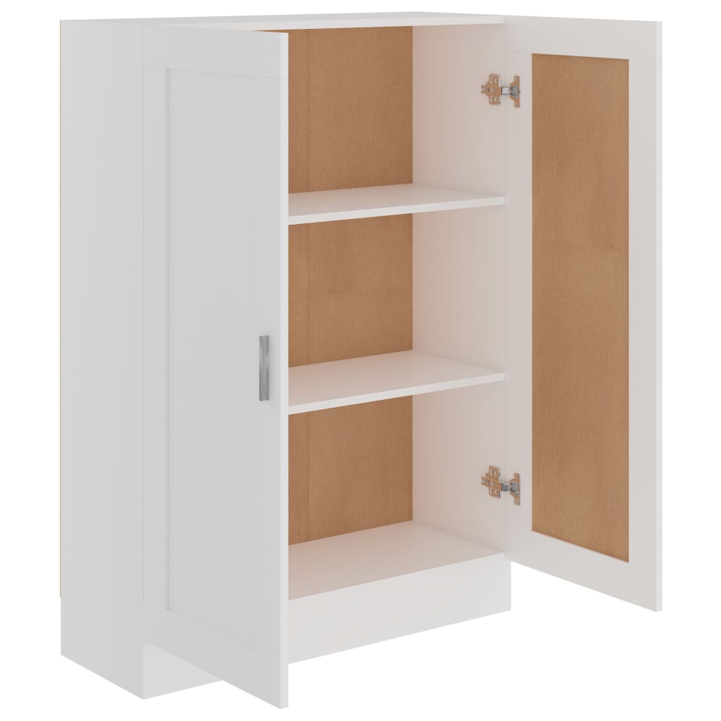 vidaXL Book Cabinet White 82,5x30,5x115 cm Engineered Wood