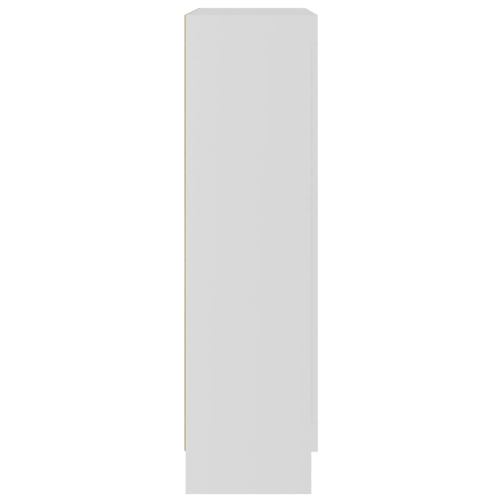 vidaXL Book Cabinet White 82,5x30,5x115 cm Engineered Wood