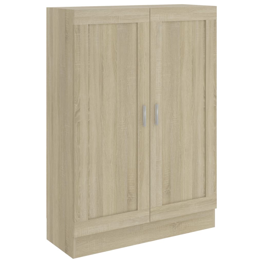 802717 vidaXL Book Cabinet Sonoma Oak 82,5x30,5x115 cm Engineered Wood - Brown