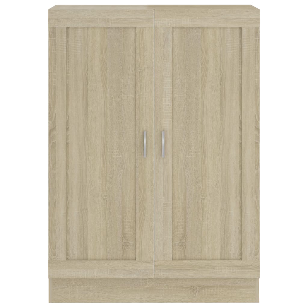 802717 vidaXL Book Cabinet Sonoma Oak 82,5x30,5x115 cm Engineered Wood - Brown